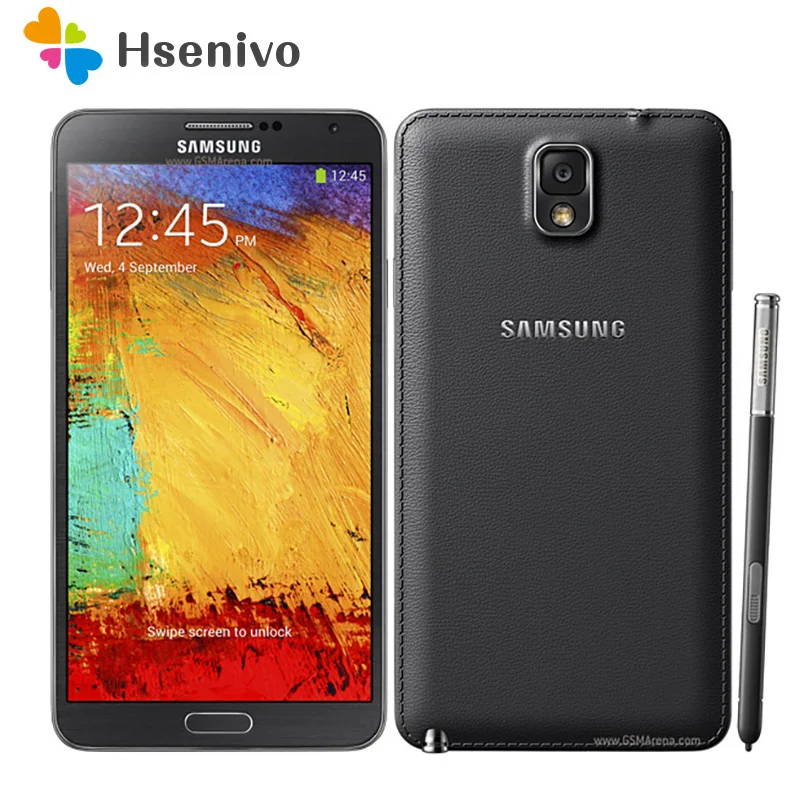 samsung galaxy note 3 n9005 refurbished original n9005 n9000 phone quad core 5 5 8mp 3g wifi gps cell phone free shipping free global shipping