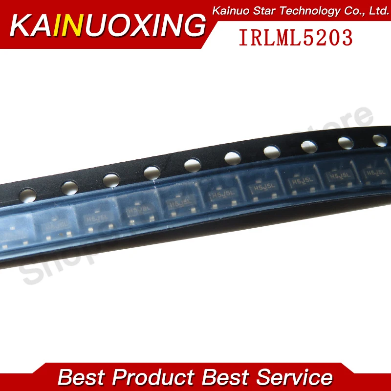 

100 шт. IRLML5203TRPBF SOT IRLML5203 SMD Power MOSFET Новый и оригинальный