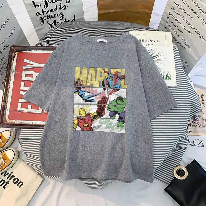 Футболка женская с коротким рукавом стильная модная повседневная рубашка в