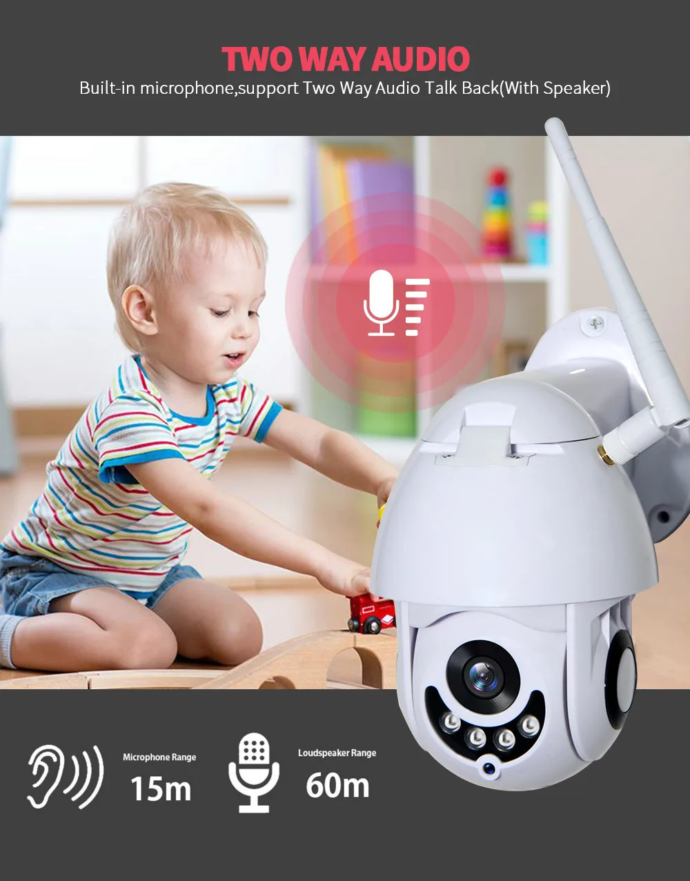 SHIWOJIA 1080P HD PTZ IP камера Wifi Беспроводная H.265X наружная скоростная купольная