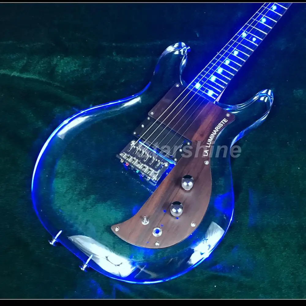 

T-ED4 LED Light 6string armstrong electric guitar ,one humbucker bolt on neck armstrongbass guitar