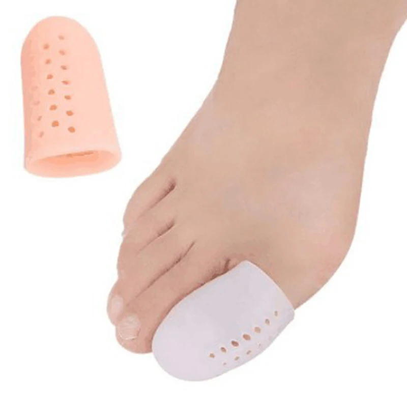 

2pc Silicone Gel Toe Separators Stretchers Toe Tube Corns Blisters Protector Gel