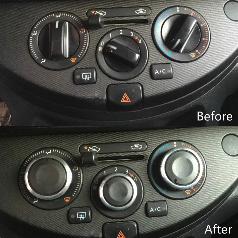 Фото 3 шт. кнопки переключателя для NISSAN NOTE E11 2004-2013 панель ручек управления климатическим нагревателем переменного тока №3