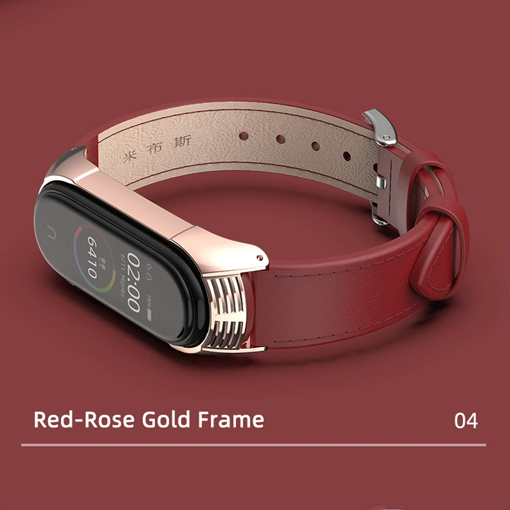 mi jobs Newst Design mi Band 4 ремешок из натуральной кожи браслет для Xiaomi mi Band 4 сменный ремешок mi band 4 умные аксессуары
