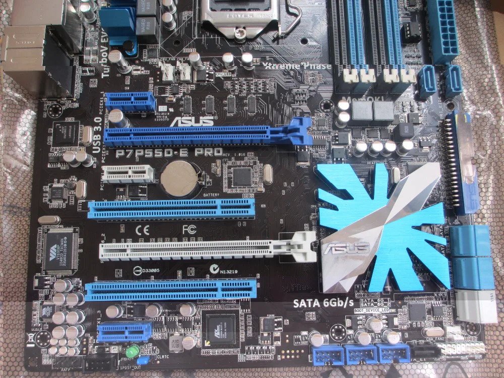 

original motherboard for ASUS P7P55D-E Pro DDR3 LGA 1156 16GB for i3 i5 i7 cpu p55 desktop motherboard Free shipping