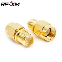 2pcs rf coaxial coax adapter sma male to rp sma female connector