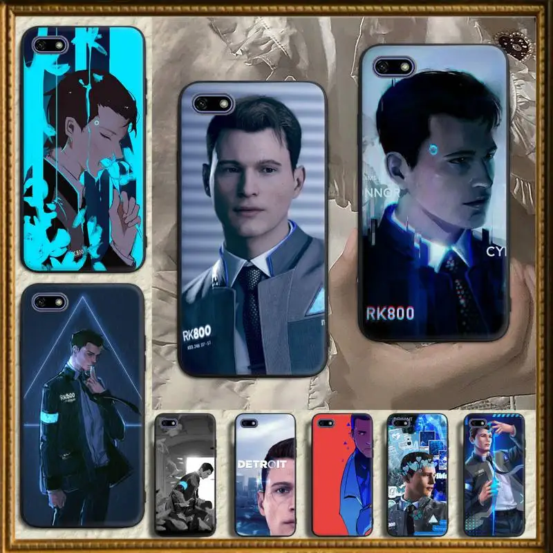 

Detroit Become Human RK800 Connor Phone Case for Huawei P40 P30 P20 P10 P9 P8 pro lite Plus P SMART 2019 P9 lite Fundas cover