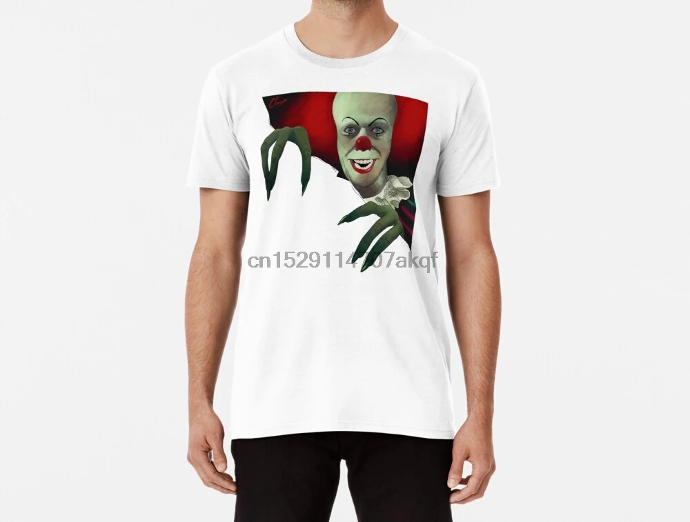 Мужская футболка Funy It Tim Curry tshirs женская | одежда