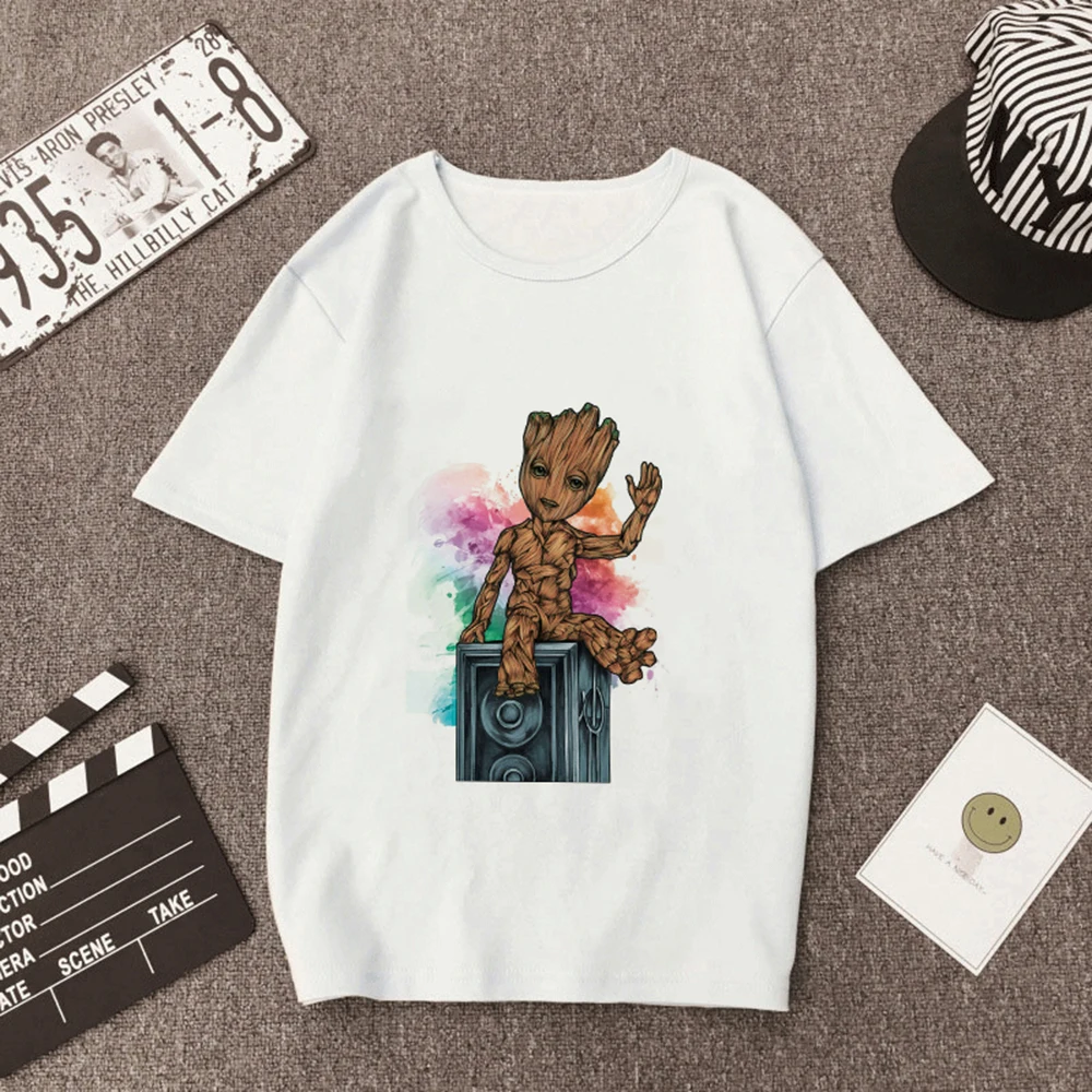

Женская одежда, футболка с принтом I am Groot, топ для отдыха, футболка, женская модная футболка с принтом алфавита и графики, женская футболка ун...