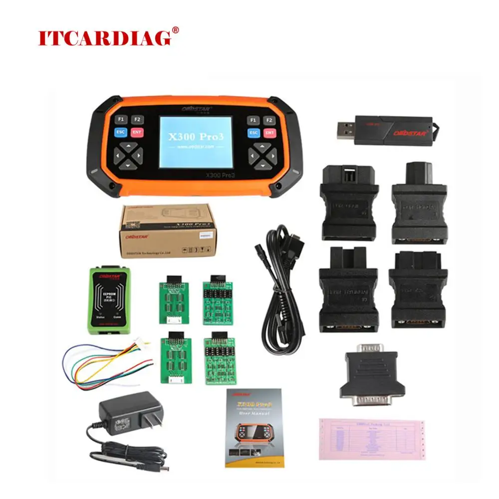OBDSTAR X300 PRO3 X-300 ключ мастер с иммобилайзером+ регулировка одометра+ EEPROM/PIC+ OBDII+ для Toyota G& H чип все ключи потеряны