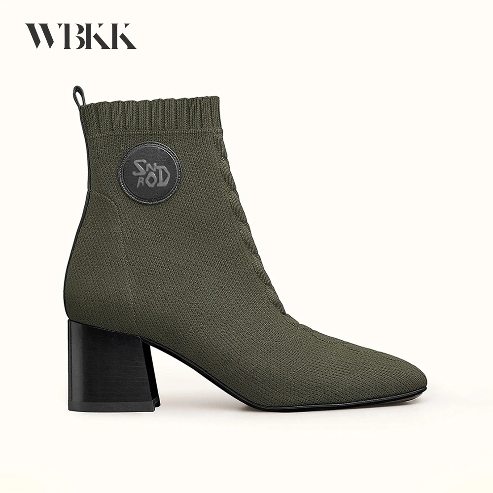 

WFBKK 21ss H новые женские ботильоны Mujer 60 # wfmd694