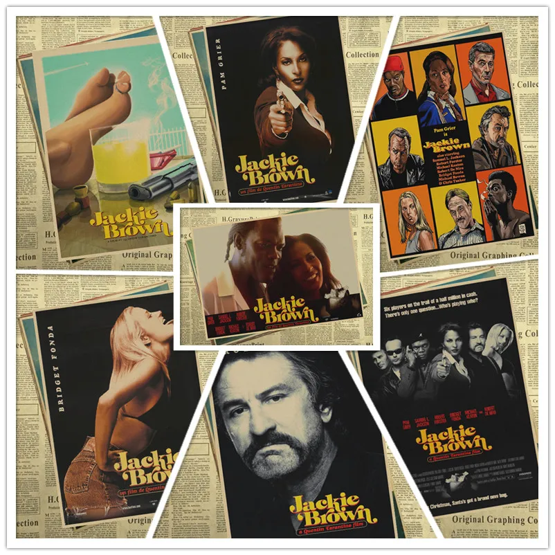 Джеки коричневый крафт бумаги Бумага принты четкое изображение живопись Бар