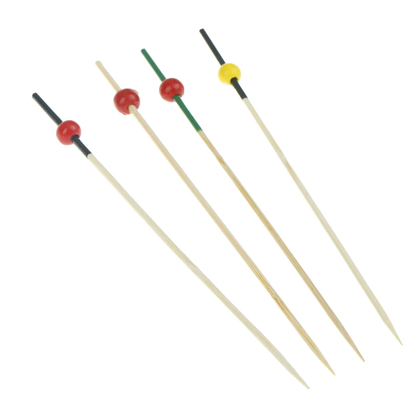 100 шт. пищевые десертные палочки вилка для фруктов Топпер кексов необычная