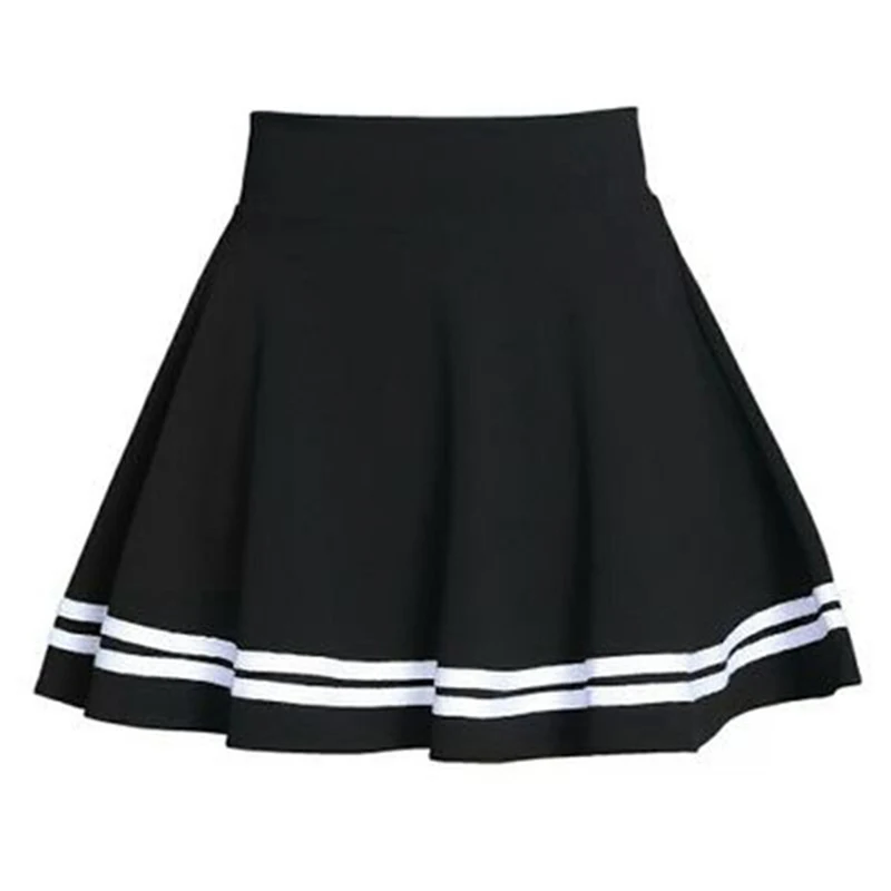 

2021 High Waist Pleated Skirts Kawaii Harajuku Skirts Women Girls Lolita A-line Sailor Skirt Large Size Preppy School Uniform