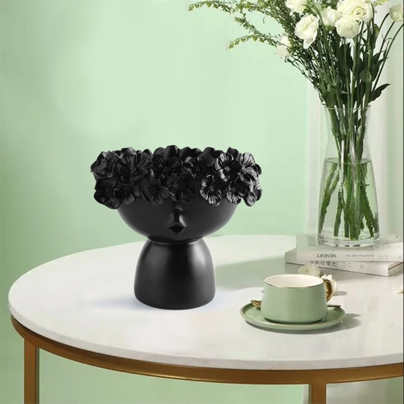 Каучуковая богиня голова плантатор красота лицо фигурка орнамент