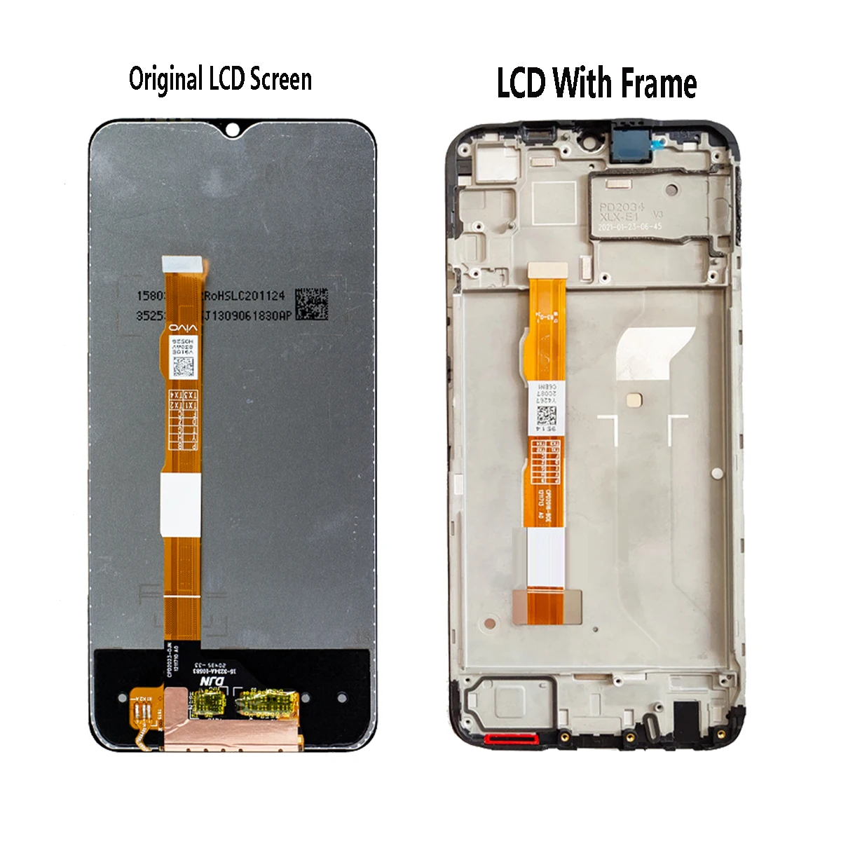 Pantalla LCD Original de 6,51 pulgadas para VIVO, montaje de digitalizador con pantalla t&aacute;ctil, V2029, V2027, V2043, V2048, V2032-4