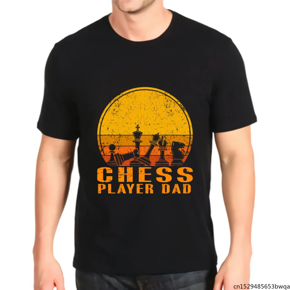

Graphic Retro Chess Player Dad Sport Print New Top Mens T-shirt Fashion Shirt