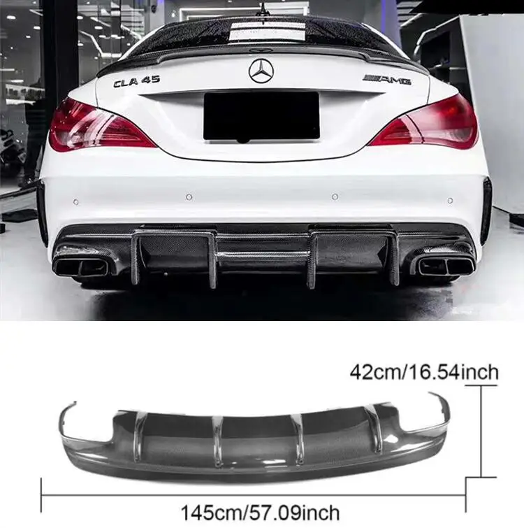 Бампер задний из углеродного волокна для Benz CLA Class W117 CLA200 CLA250 CLA260 CLA45 2013-2019 |