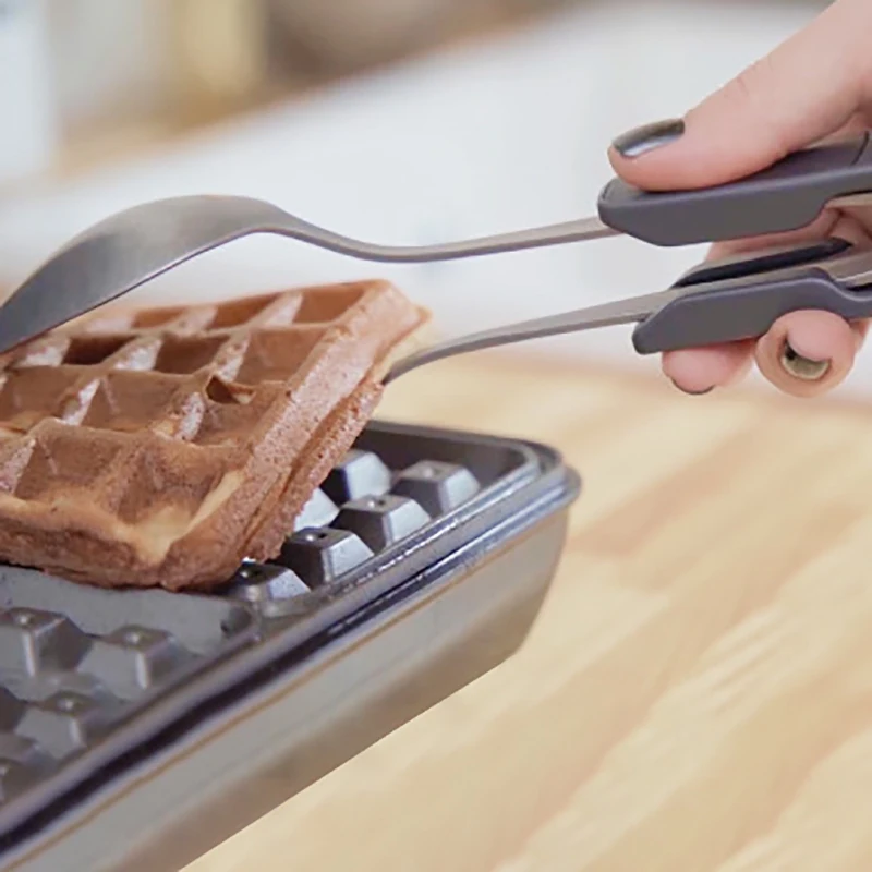 

Norbi Food Tongs Kitchen Anti Heat Bread Clip Utensils Buffet Cooking Tool Pastry Clamp Barbecue Clip Kitchen Clip Tongs