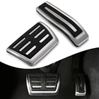 Накладка на педаль газового тормоза, нержавеющая сталь, для VW Volkswagen Touareg 2007-2015, Audi Q7 2007-2015