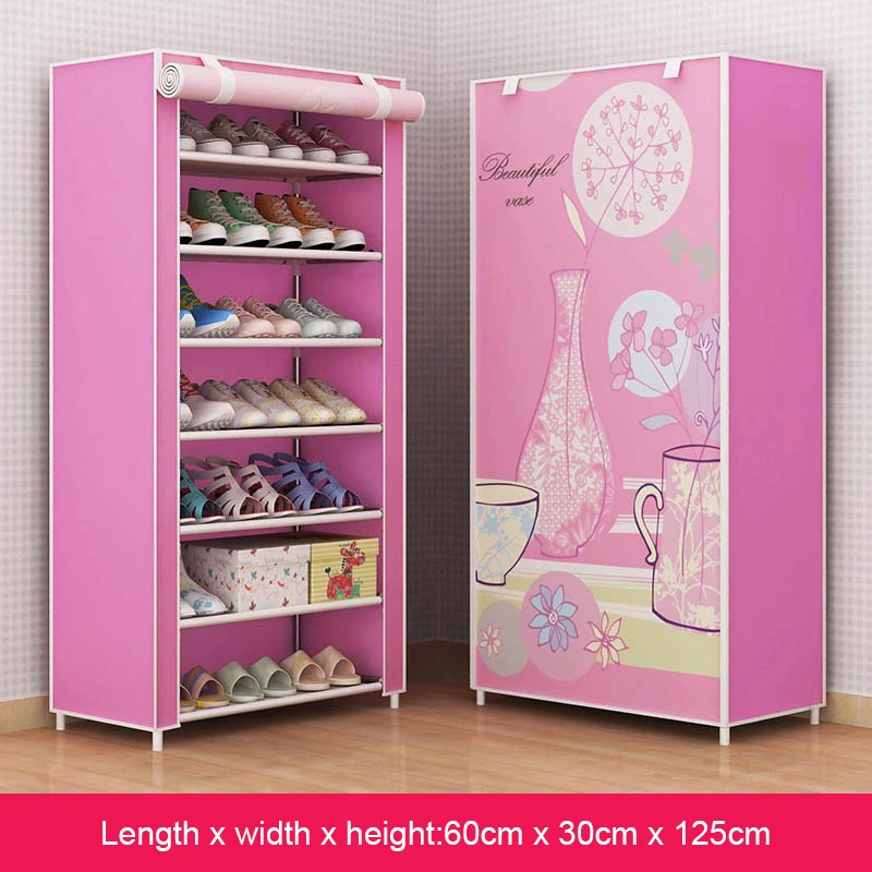 

Nonwoven Fabric Shoes Rack Removable Space Saver Shoes Organizer Cabinets Shoes Rack Shoe Storage Home Furniture Shoe Cabinet