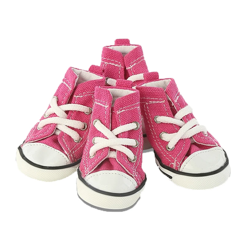 

4PCS Pet Dog Shoes Cotton Puppy Shoes Boots Outdoor Winter Non Slip For Small Dogs Cats chihuahua Pug Yorkie Pet Supplies