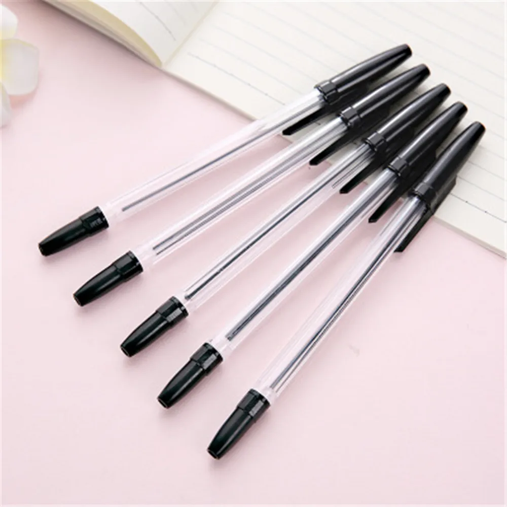 

10pcs Red/black Ink Ballpoint Pens Business signature pen Kawaii Stationery Kids Gifts School Office Supplies Writing tools