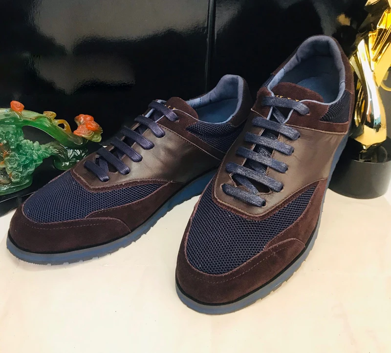 

BILLIONAIRE Shoes Cowhide leather 2021 arrival Business Casual high quality patchwork color gentleman free shipping
