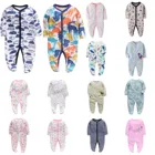 Комбинезон с круглым вырезом для младенцев, мальчиков и девочек