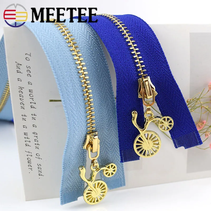 Meetee 2 шт 60-120 см 8# Смола двусторонний на молнии пуховик на молнии DIY длинная одежда Двухсторонний Слайдер ручной Швейные материалы ZA004