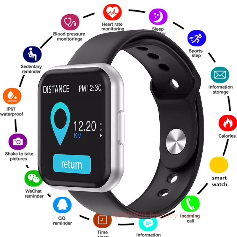 2020 умный браслет с измерением давления кардио монитор сердечного ритма Браслет