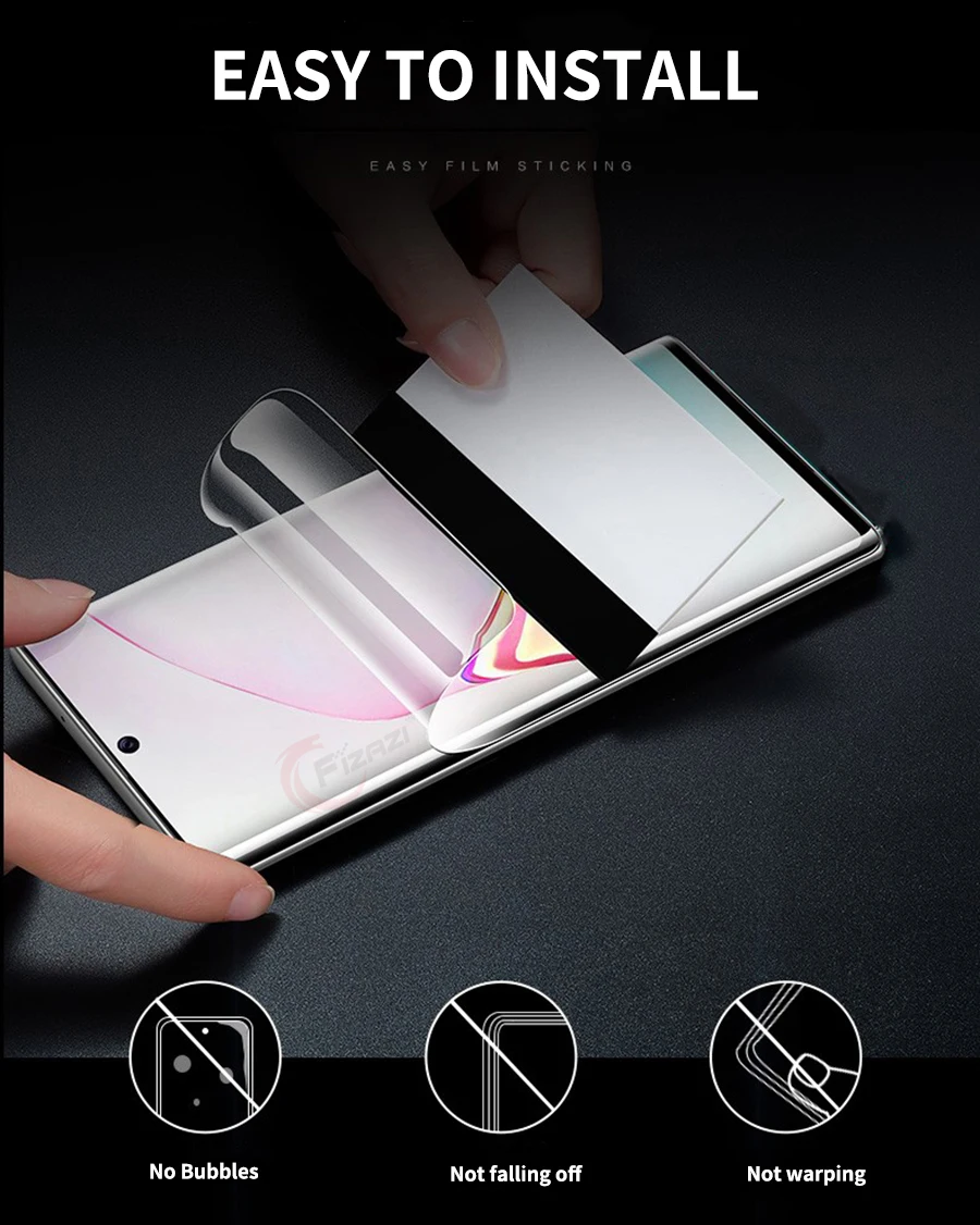 3D полное покрытие Защитная мягкая пленка для samsung Galaxy S10 S9 S8 S10e Note 10 Plus Pro 9 8 A50 A70 Гидрогелевая пленка не стекло