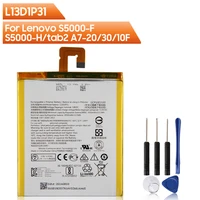 original replacement tablet battery l13d1p31 for lenovo s5000 fs5000 htab2 a7 203010f authentic rechargable battery 3450mah