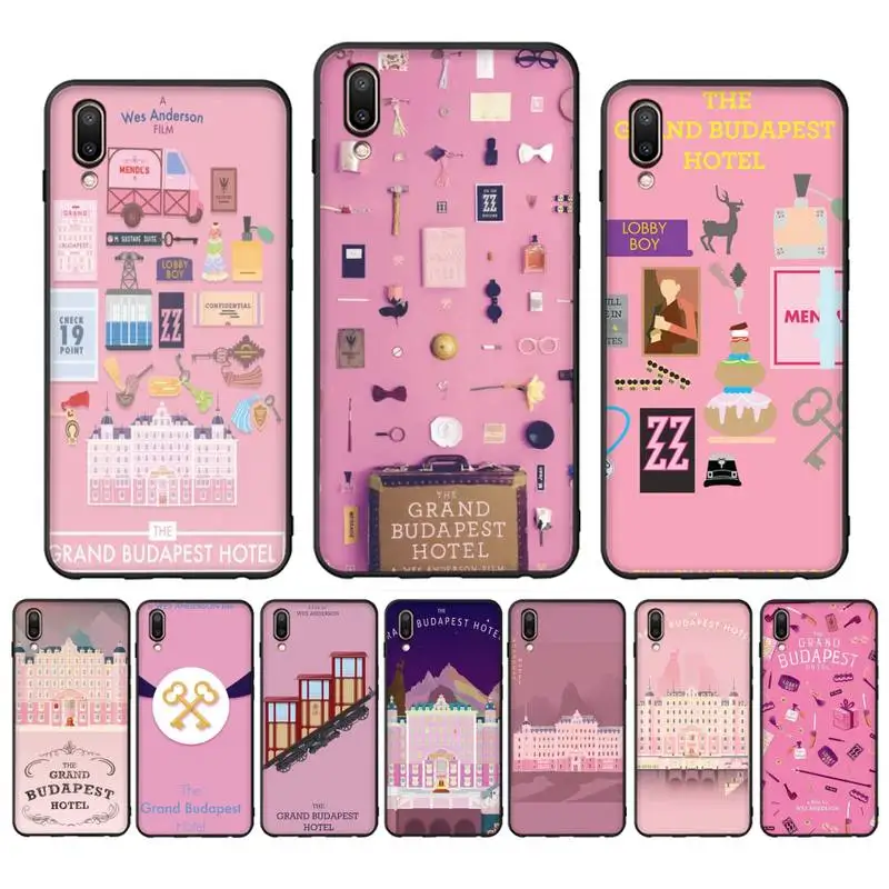 

Wes Grand Budapest Hotel Phone Case Case For Oppo Reno Realme C3 6Pro Cover For vivo Y91C Y17 Y19 Funda Capa