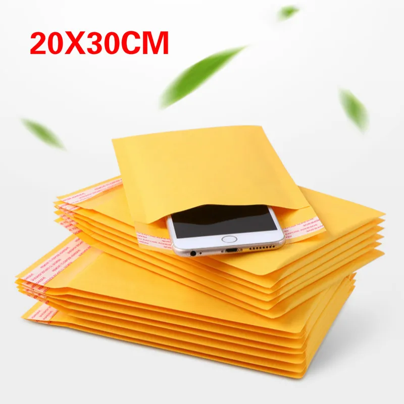 

20*30cm Kraft Paper Bags Food Tea Gift Bags Self Adhesive Seal Bag Party Wedding Supplies Wrapping Gift Takeout Eco-friendly Bag