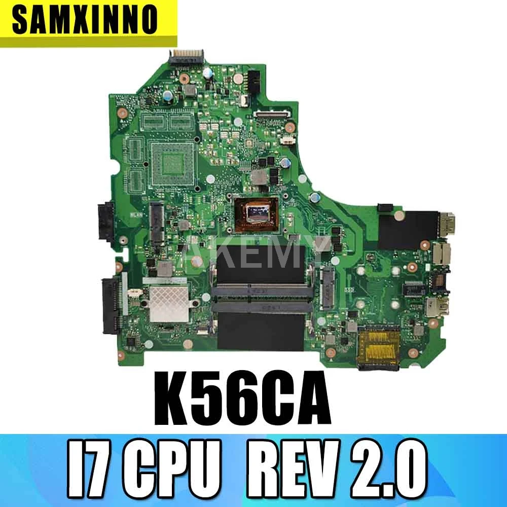 For ASUS K56CA K56CM S56C A56CM A56C S550CM K56CB S550CB I7 REV 2.0 laptop motherboard tested 100% work original mainboard | Компьютеры и