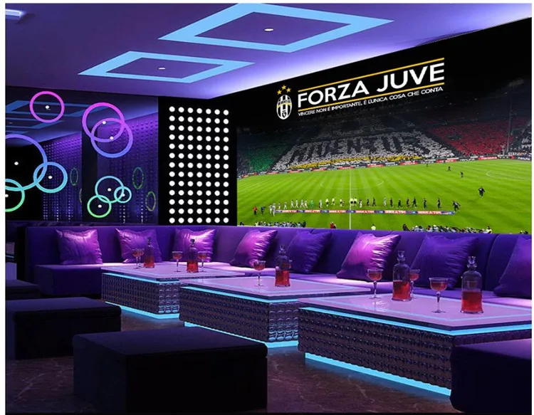 Пользовательские фото 3d обои для комнаты футбольный стадион KTV фон настенная