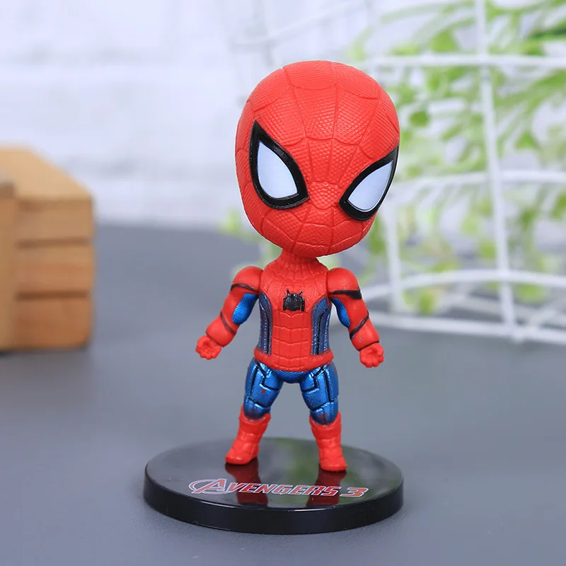 Экшн фигурки супергероев Человек паук Мстители Тор Капитан Америка Бэтмен аниме
