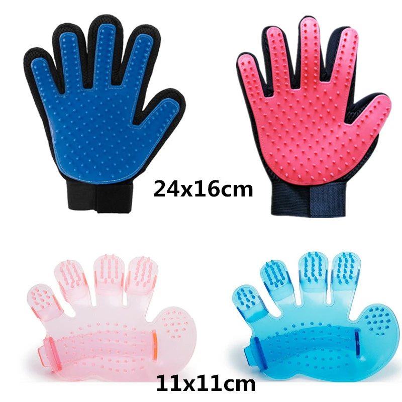 Силиконовая щетка для животных перчатка вычесывания мягкая эффективная стрижка
