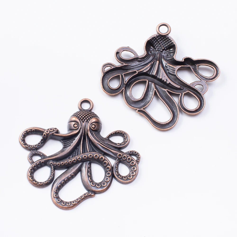 3 шт. винтажные подвески-осьминоги из цинкового сплава | Украшения и аксессуары