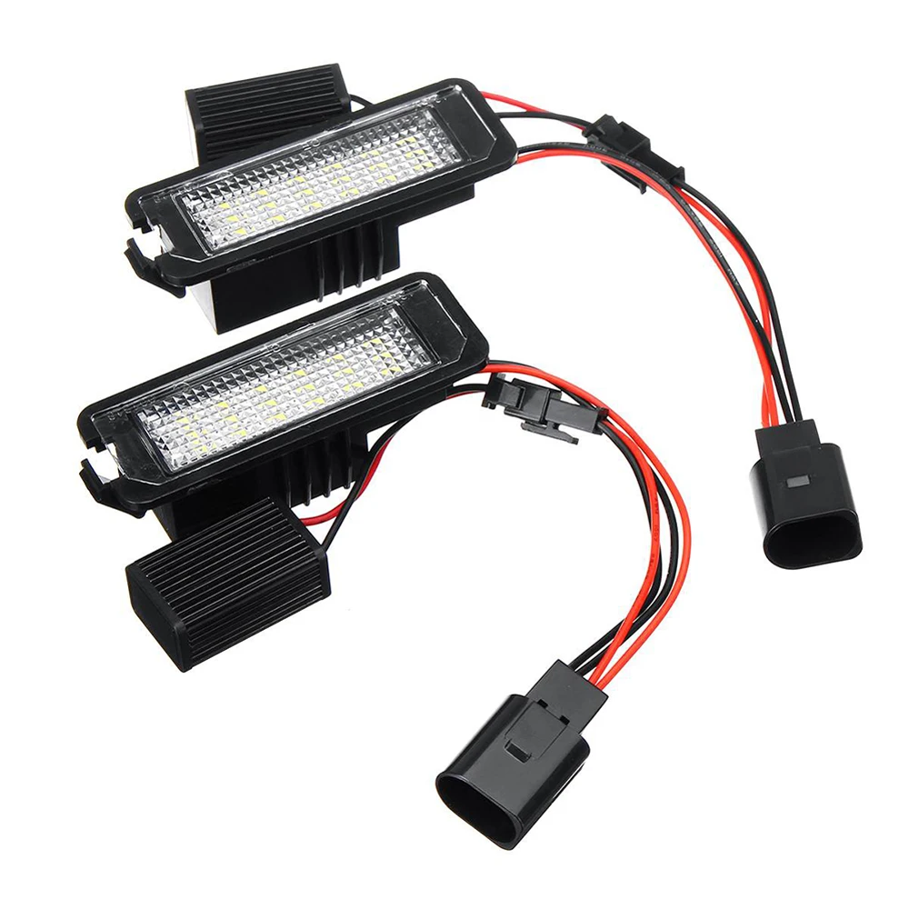 12 В светодиодсветодиодный подсветка без ошибок Canbus для номерного знака