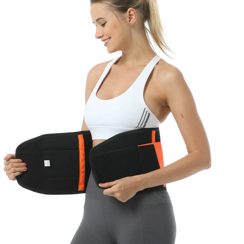 

Waist Cincher Trimmer Slimming Body Shaper Belt Waist Trainer Belt for Women and Men Back Support Belt Black Blue Orange Purple