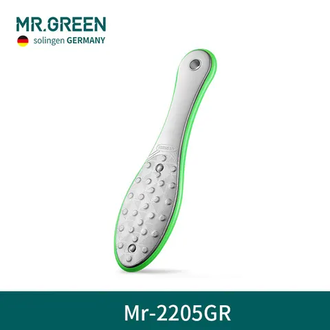 MR.GREEN1 шт., высококлассная нержавеющая сталь, Рашпиль для ног, удаление мозолей, отшелушивающая пилка для педикюра, инструмент для ухода за ногами