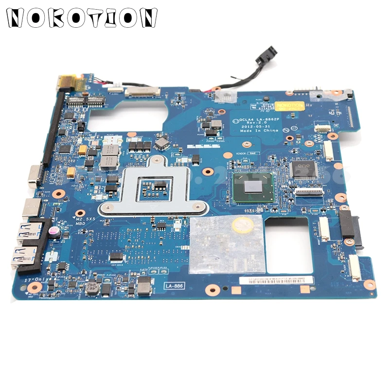 NOKOTION для samsung NP350V5C NP350 Материнская плата ноутбука HM70 UMA DDR3 BA59-03539A BA59-03539B QCLA4 LA-8862P