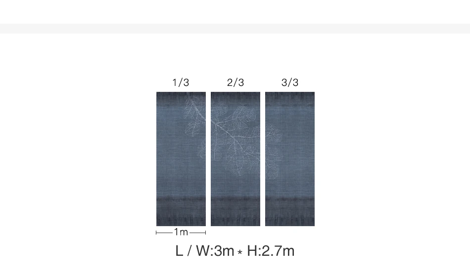 MASAR Original simple color fresco old room living room dining room business background wall wallpaper Oak leaf