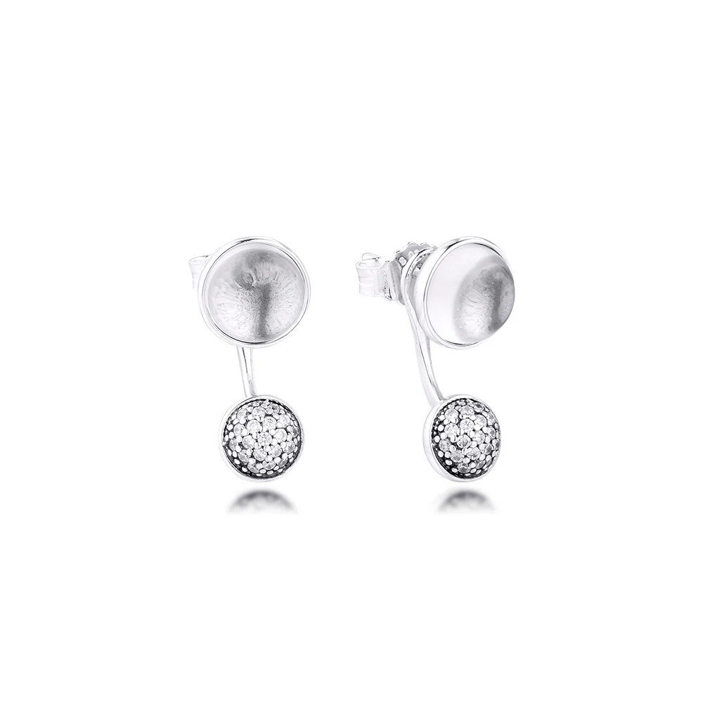 

CKK Earrings Vintage Allure Stud Earring for Women Sterling Silver 925 Jewelry aretes Pendientes kolczyki Earing Brincos