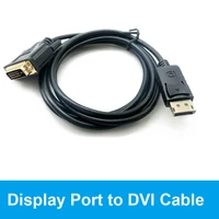 displayport to dvi d active cable 1080p male to male display port dp to dvi241 dual link converter adapter for computer 1 8m