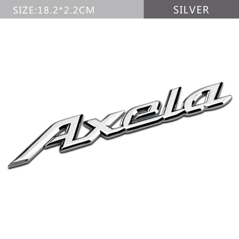 

For Mazda Axela 3 Atenza 6 3D Metal Car Side Fender Rear Trunk Emblem Badge Sticker Decals Auto Accessories