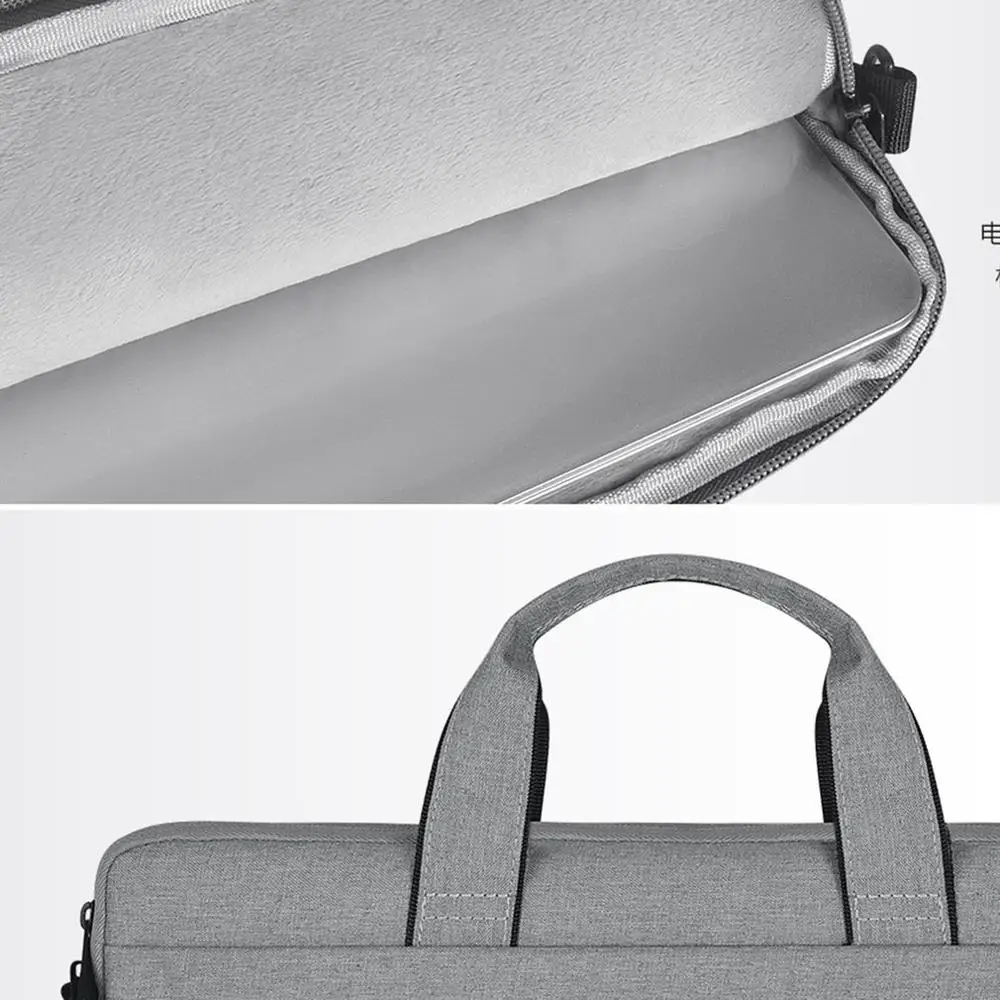 Handle Design Oxford Cloth Business Style Trendy Laptop Notebook Sleeve Case Carry Bag Shockproof Handbag Suitable For Macbook | Компьютеры