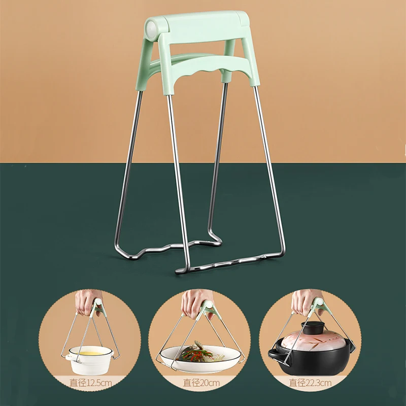 Женский силиконовый держатель для чаши ложки кастрюли зажим щипцы горячей